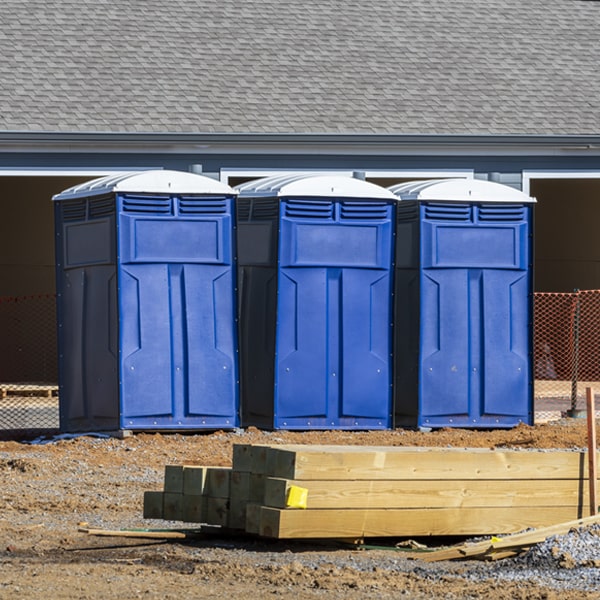 are there different sizes of portable toilets available for rent in Dumbarton